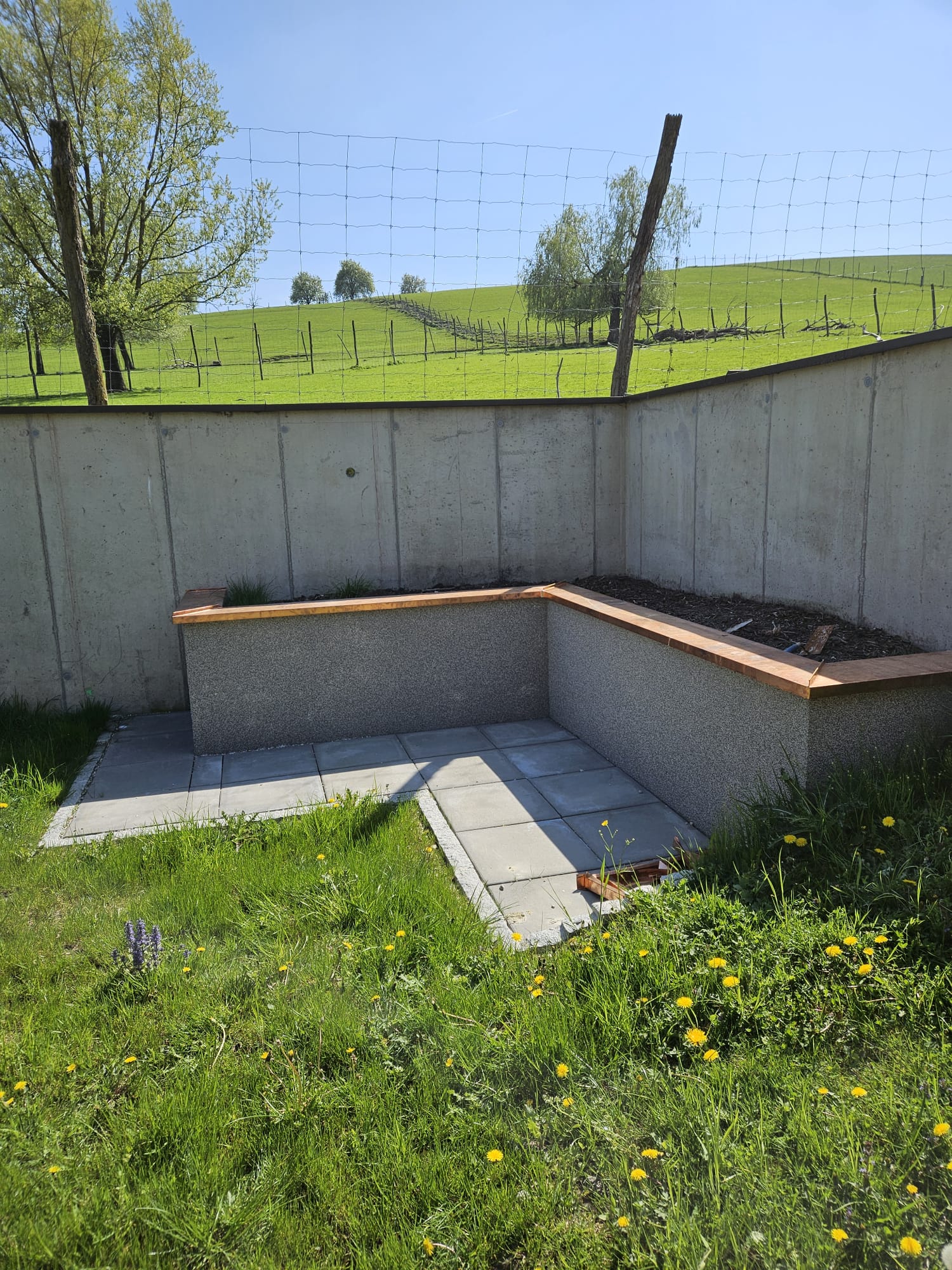 Blechabdeckung Hochbeet