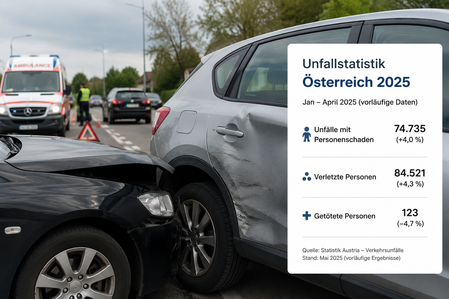 Unfallbilanz 2025: 824.400 Verletzte in Österreichs Spitälern durch Unfälle