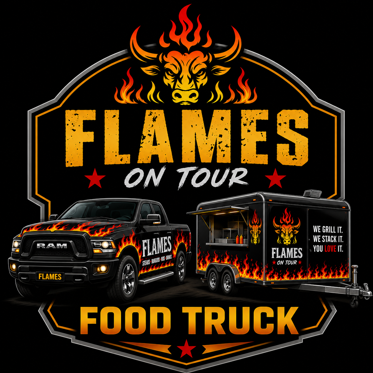 Flames on Tour in Tumeltsham